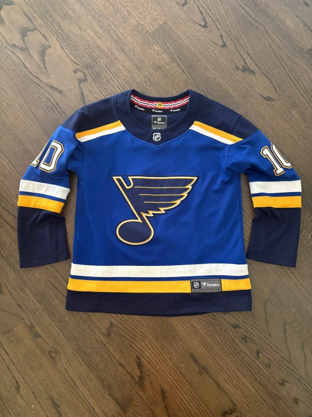 NHL Fanatics Blue Youth St. Louis Blues Hockey Jersey